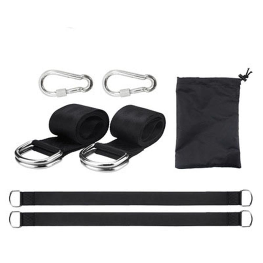 Mount Heavy Duty Yoga Accessories Aerial Yoga Hammock Hanging Straps Tree Swing Carabiner Hooks