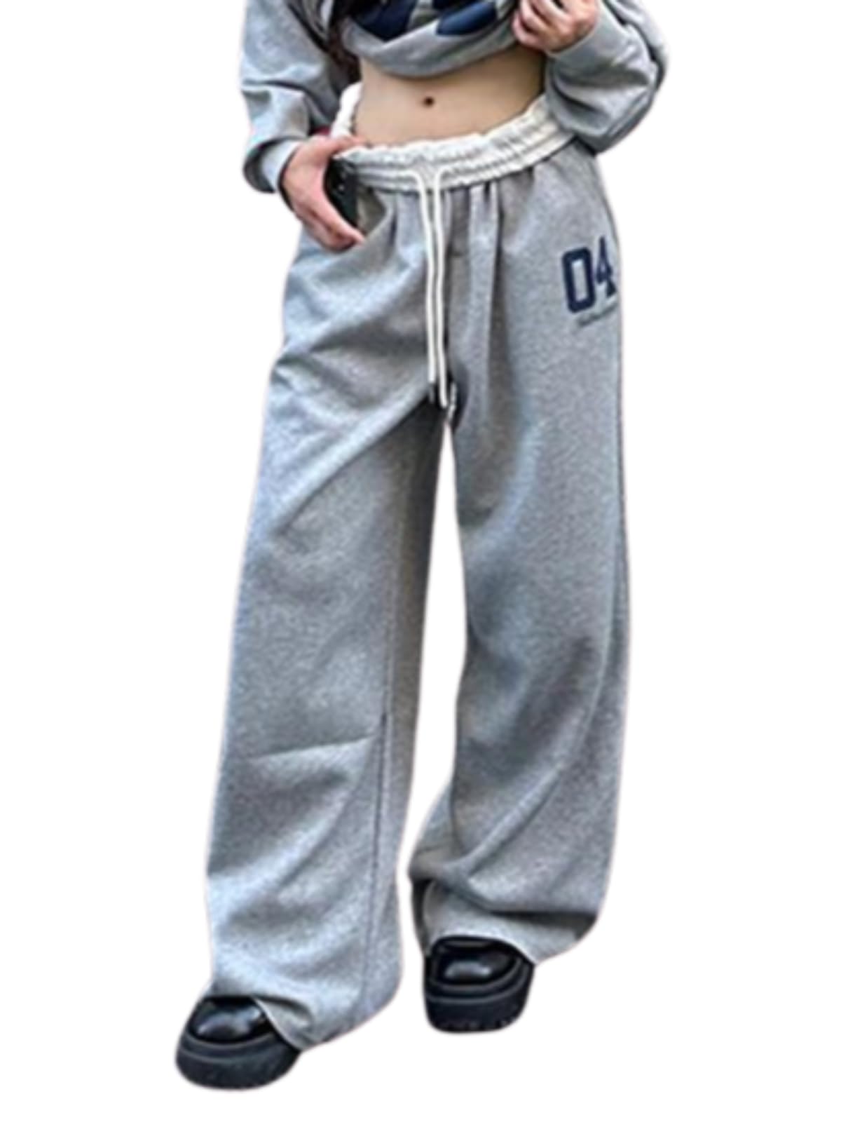 

Jog Track Relaxed Loose Sports [kanaelun] Women s Sweatpants, Relaxed, Loungewear, Pajamas, Roomwear, Jersey, Sportswear, Jog, Pants, Joggers, Pants, сірий колір