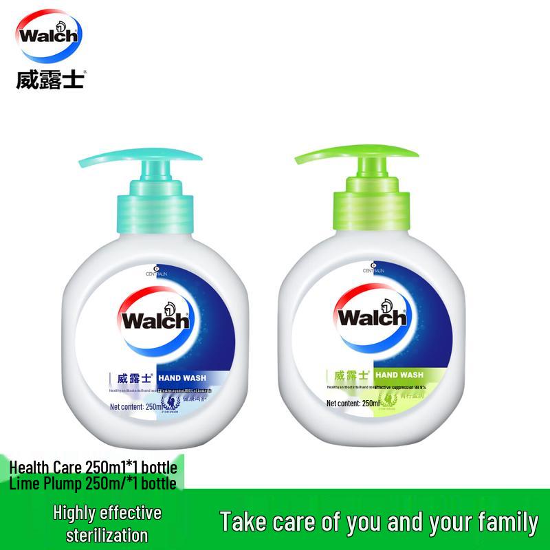 Walch Schaum Antibakterielle Handseife - Gesunde Pflege & Limette (2x250ml)