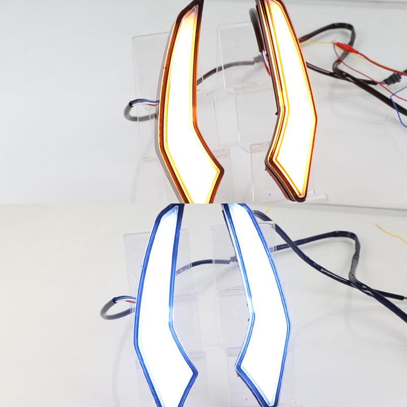 For Toyota US Corolla L/LE/XLE Hybrid Levin Dynamic Turn Signal Car DRL LED Daytime Running Light