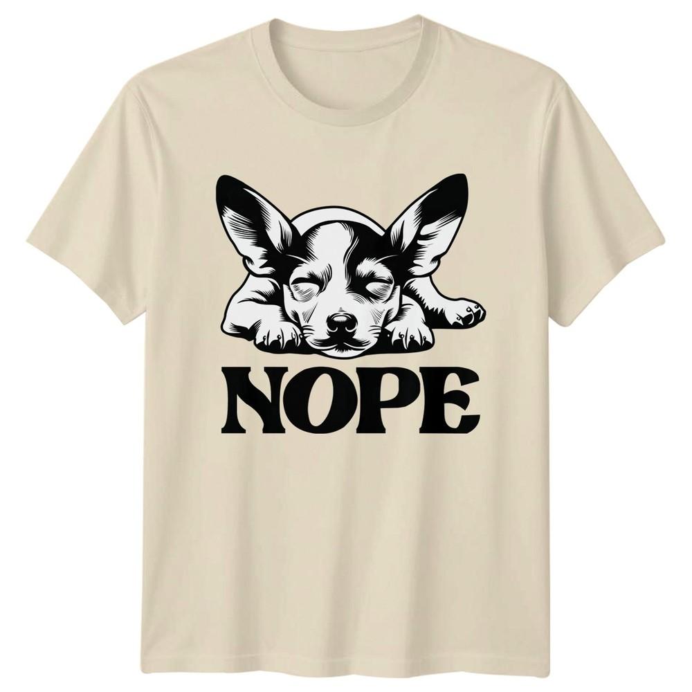 Sleeping Puppy Nope TShirt Chihuahua Dogs Christmas Gift For Him And Her
