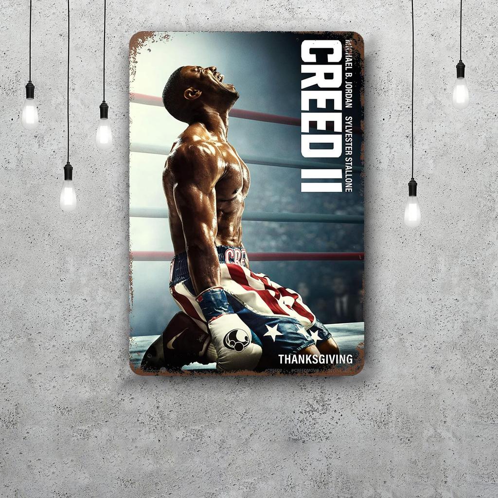 Creed III Creed II Metal Signs wall decor Vintage Tin Signs Captain Metal Poster Decor for Bar Pub Club Wall Decoration