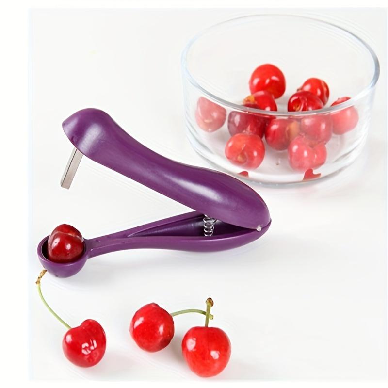 1Pc Portable Cherry Fruit Kitchen Pitter Remover Olive Corer Remove Pit Tool  Fruit Vegetable Tools Cherry Pitter Kitchen Gadget