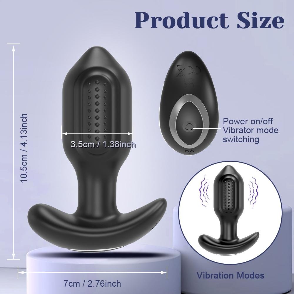 Vibrating Anal Plug APP Control Men Prostate Massager Butt Plug Dildo Vibrator Sex Toys for Adult Women Male