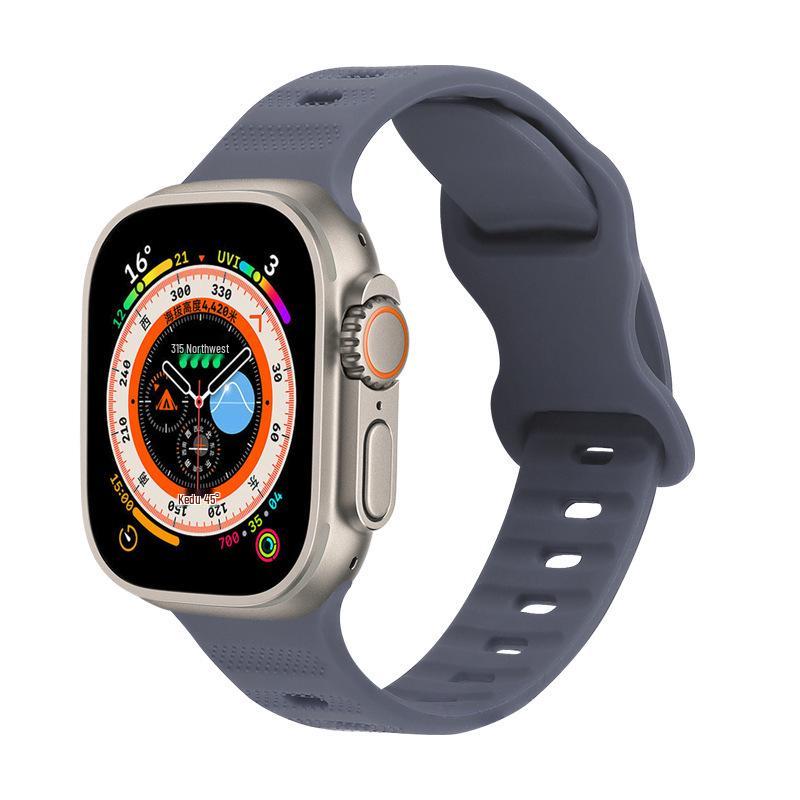 King Kong Butterfly Buckle Silicone Sport Watch Band for iWatch