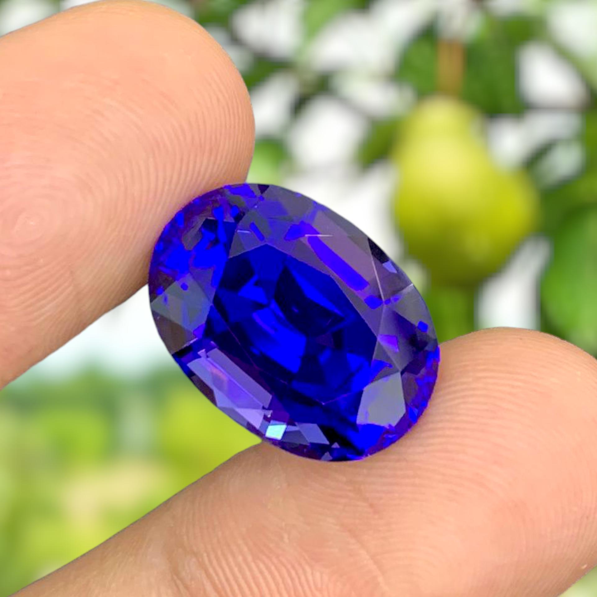 

Цвет D, Чистый для глаз, Натуральный Танзанит, Свободный Камень Овальной Огранки, Камень Весом в Каратах. 4-5 Crt Average Size 1 Pc