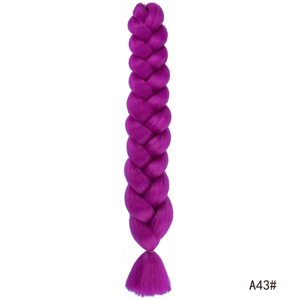 41 Inch 165g Ultra Long Jumbo Braid Hair Synthetic Colorful Braiding Hair Extensions for African Braids Women DIY Hairstyle