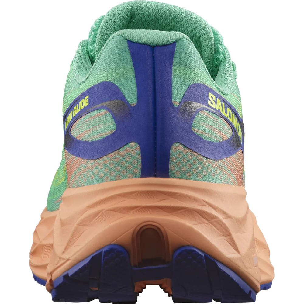 Salomon AERO GLIDE Running Shoes L47279900 Women's Cockatoo/Cantaloupe/Surf.The.Web 22.5