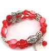 Les Trésors De Lily [J7765] - Red 'Scarlett' Designer Bracelet