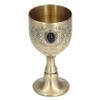 Inlaid Gemstone Stemmed Liquor Cup Decorative Wine Cup  Wedding Ceremony Party Table