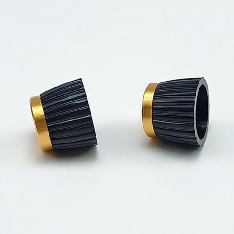 2PCS Guitar String Post Caps Precisions Machined Potentiometers Comfortable Textured Surfaces for Enhancing Playabilitys