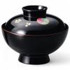 Set of 5 Lacquerware Made In J-kitchens Bowls, Hand-Painted, Japan, PID-526660