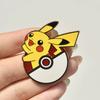 Anime Pkm Enamel Pins Cute Pikachu Charmander Gengar Metal Brooch Badge For Backpack Lapel Decoration Collectible Accessory