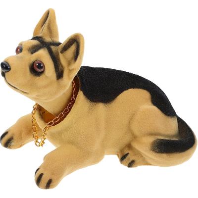 NUOBESTY Desk Decor Dogs Car Dashboard Shaking Head Dog Doll Ornaments Funny Animal Puppy Decor Car Interior Decorations Terrarium
