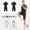 MORGEN SKY Wetsuit for One Neoprene Marine Water Back Jersey CK2001 Men, 1.5mm Piece/Spring, Material, Sports, Sports, Diving, Surfing, Zip, Lining,