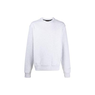 adidas X Pharrell Williams Co-Branded Solid Color Crew Neck Cotton Pullover Sweatshirt Unisex Tops Grey GM1973