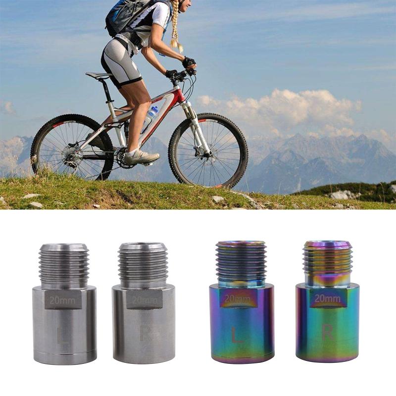 1 Pair Bicycles Pedals Extension Screws Spacers Steel Bicycles Pedals Extension Screws Spacers  Bike Cycling Accessories