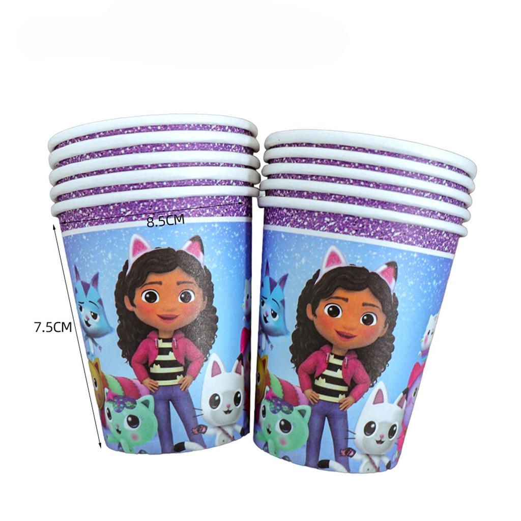 Gabby's Dollhouse Adventure Birthday Party Supplies & Decorations Set