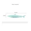 Morbido Silicone Menta Pesce Giocattolo per Gatti Animali Domestici Catnip Pulisci Denti Spazzolino Masticare Giocattoli per Gatti Bastoncino Molare Pulizia Denti Gattino Prodotti per Animali Domestici