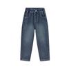 Boys' Fleece-Lined Embroidered Denim Jeans