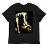 High Res Caravaggio David And Goliath 1600 T-Shirt Tops Boys Animal Print Shirts Graphic Tees Mens T Shirts Top Quality