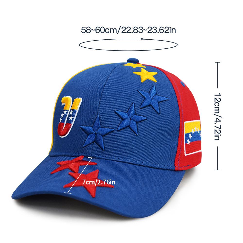 Venezuela Flag Embroidered Baseball Cap - Top-Selling Outdoor Sports Hat