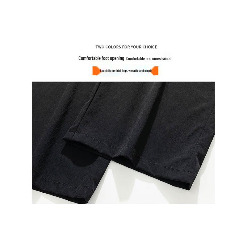 TUCANO Men's Plush Lined Wide-leg Straight Casual Cotton Pants