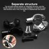 2Pcs 22Mm Handlebar 10Mm 8Mm Thread Universal Motorcycle Mirror Mount Clamp Rear View Mirror Holder Adapter Black Clamp Base