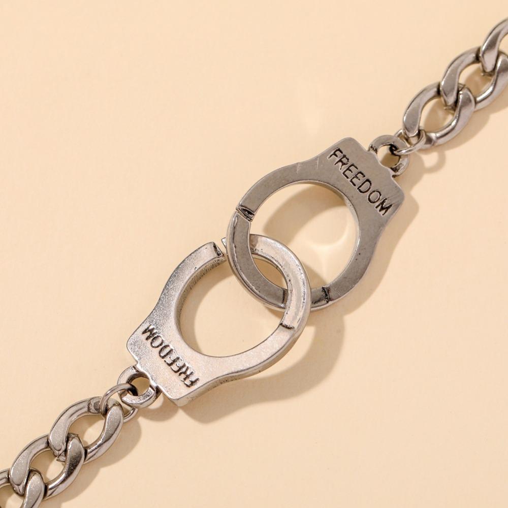 Bohemian Style coppery Handcuff Bracelet, Adjustable Chain Link Casual Accessory, Daily Wear, Special Gift for Women