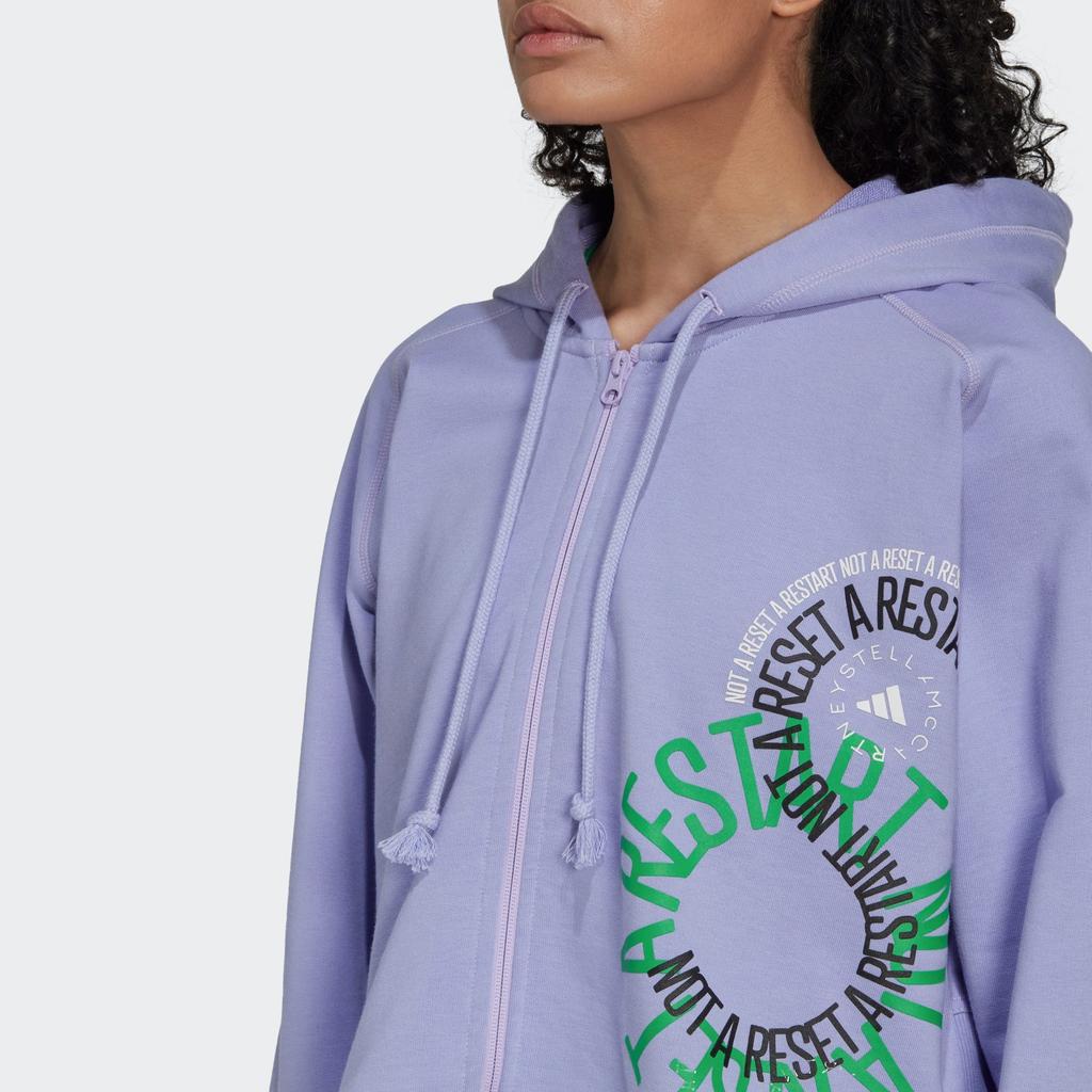 adidas X Stella McCartney Jackets Women's Purple Hooded Moderate Other IB5892