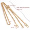 Golden Silvery Metal Bag Chains Adjustable Handbag Handle Chain Durable Shoulder Bag Straps