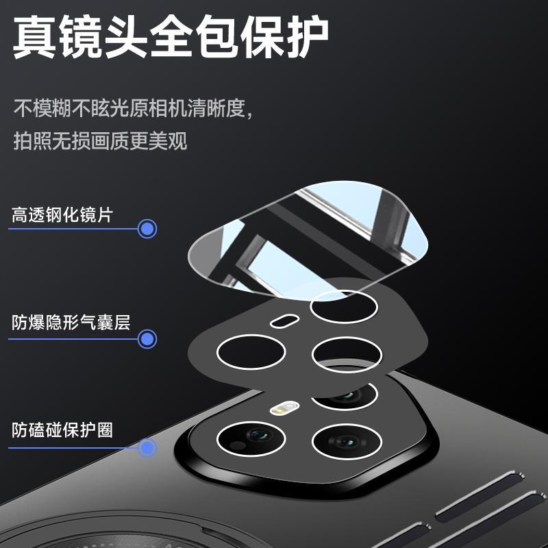 Applicable to the new Pro aluminum alloy of Honor 111 mobile phone case, magnetic suction tape bracket, all-inclusive anti-drop cover for the lens.