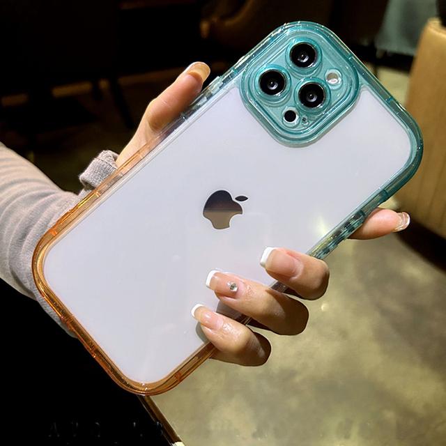 

Противоударный чехол с радужным градиентом, прозрачный чехол для телефона для Iphone 14pro Max 13 12 11 Pro Max, воздушный бампер, силиконовая задняя крышка for iPhone 14Plus