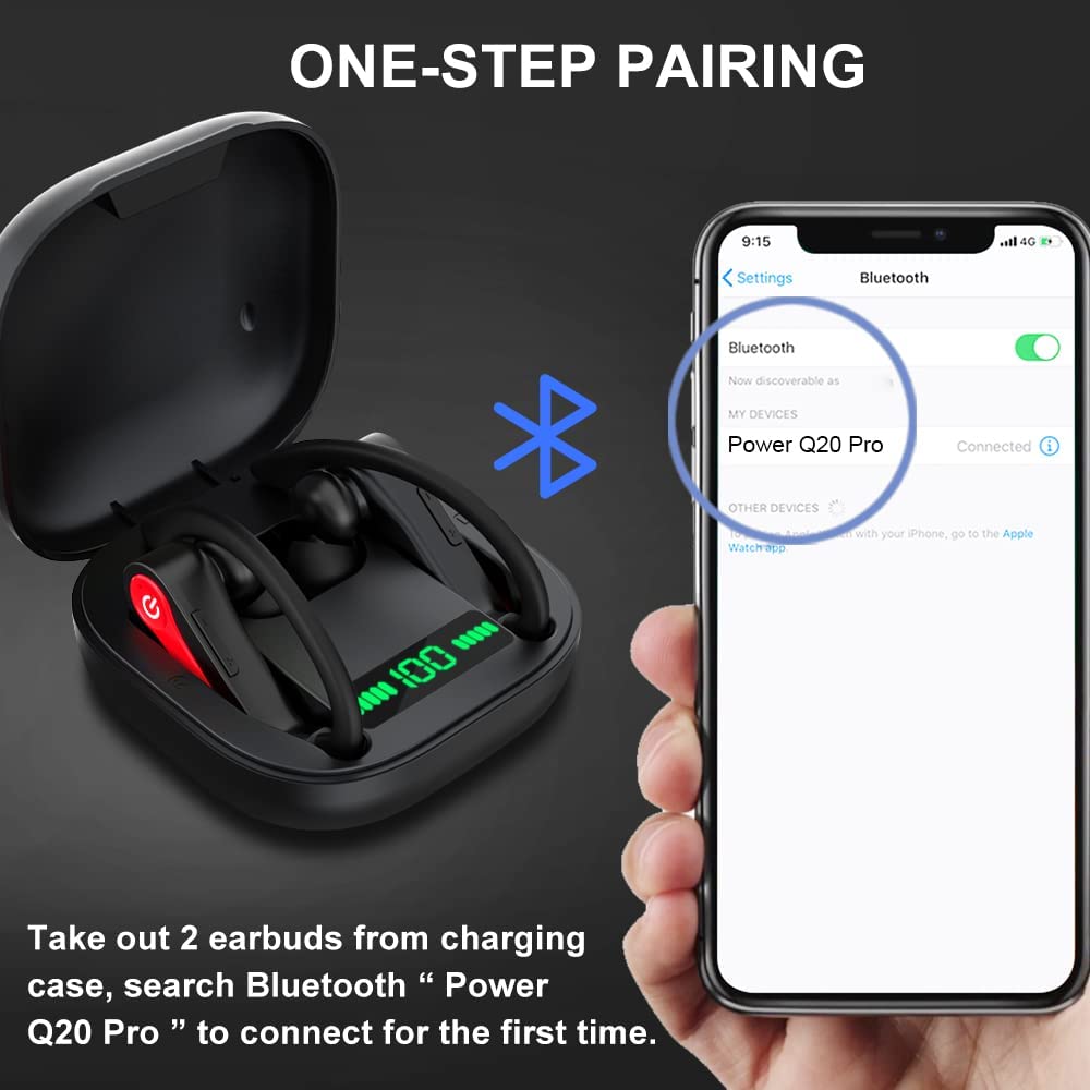 Auricolari senza fili Cuffie Bluetooth Rumore Ridurre il suono naturale  Batteria durevole Auricolari a prova di sudore acquista in modo economico —  spedizione gratuita, recensioni reali con foto — Joom