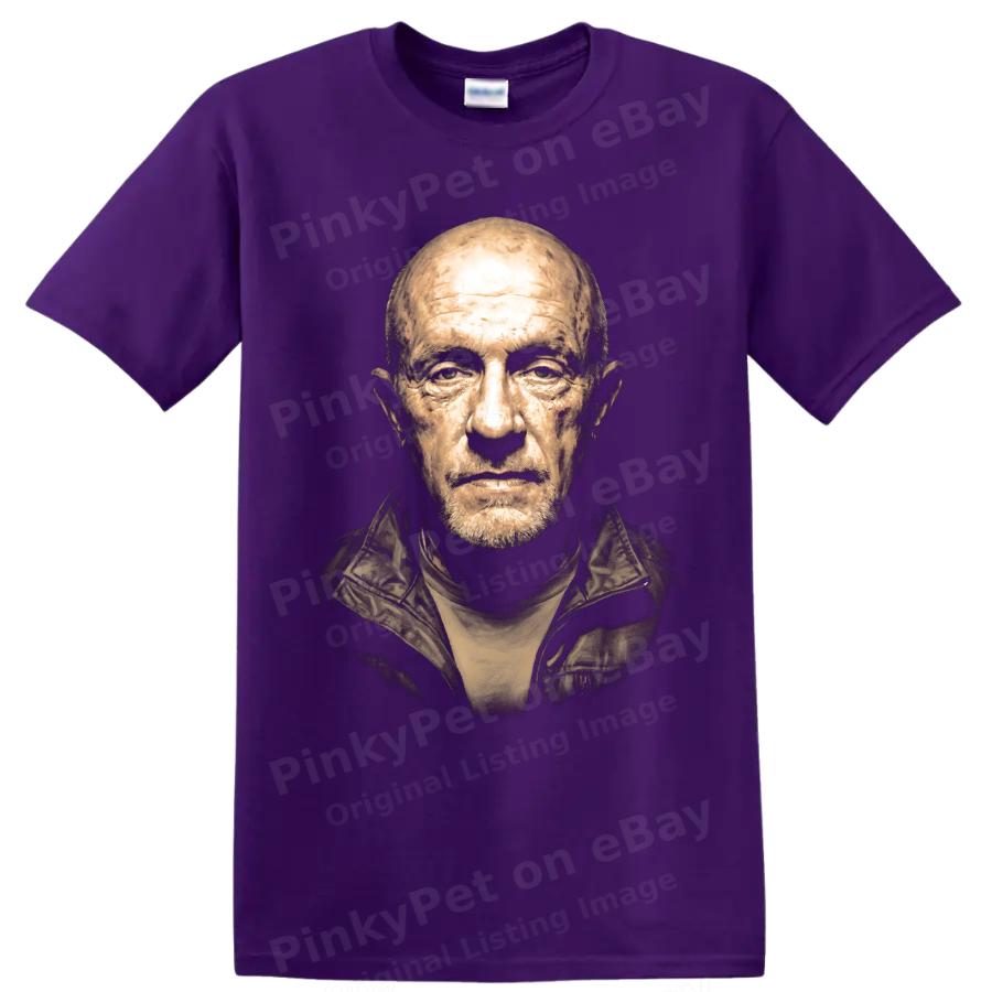 Mike Ehrmantraut Breaking Bad Better Call Saul Portrait Graphic T Shirt Fan Tee