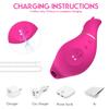 Tongue Vibrating Jump Flirting Attractor Female Rose Clit Massage Sucking