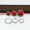 30Pieces Hollow Bead Caps Spacers End Caps for DIY Jewelry Bracelet Necklace