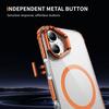For iPhone 17 Clear Phone Case with Lens Kickstand Cover Compatible with MagSafe