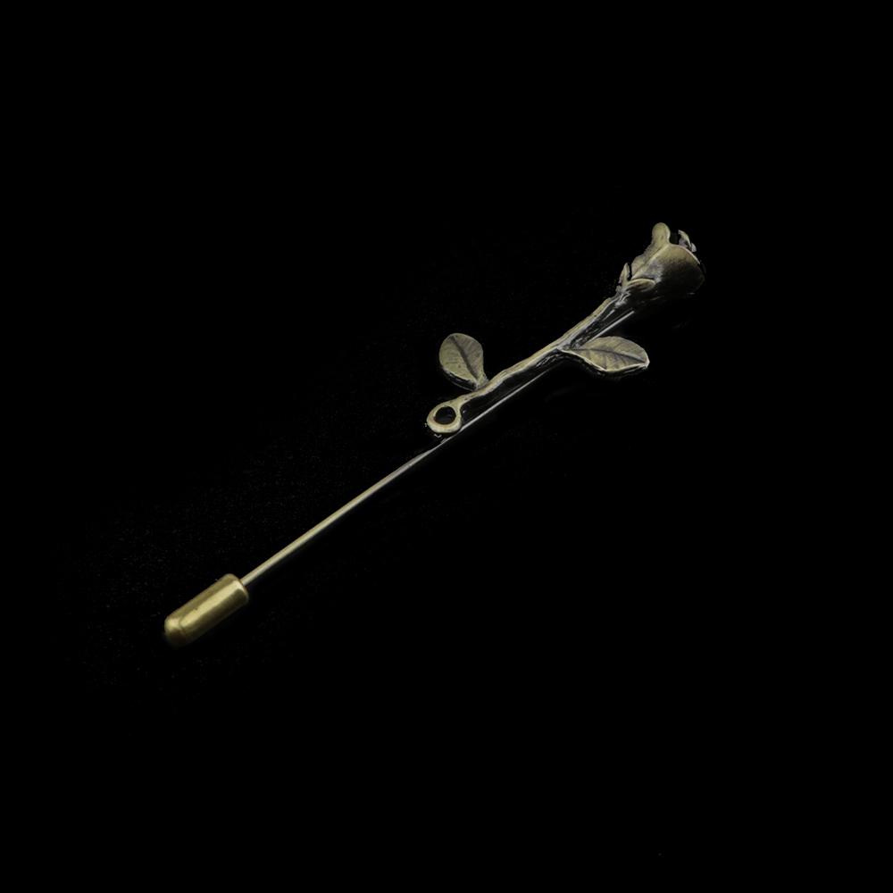 

Men s Advanced Chic Brooches Gold/Black Leaf Pin Suit Shawl Lapel Pins Uxedo Corsage Hat Shirt Collar Pin Party Daily Accessory