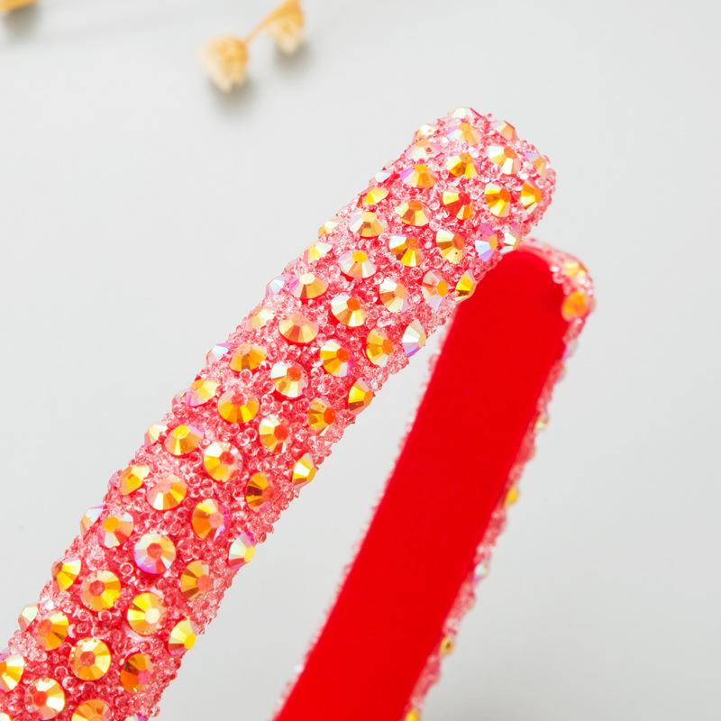 Women Hair Band Color Crystal Full Bit Band Super Sparkling Headwear