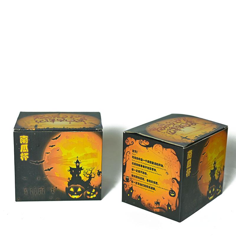 Cană de cafea ceramică de Halloween cu dovleac, cană ceramică de Halloween cu desen animat cu dovleac