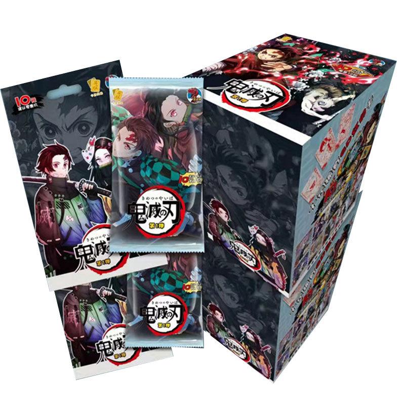 Demon Slayer Card Infinite Castle Deluxe Edition Tanjirou Nezuko Kanroji Limited Anime Collection Cards Toys Gifts