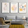 Abstrakte Linien Leinwandmalerei Poster Nordisch Matisse Wandkunst Druck Dekoratives Mädchenbild Modernes Wohnzimmer Heimdekor Ungerahmt