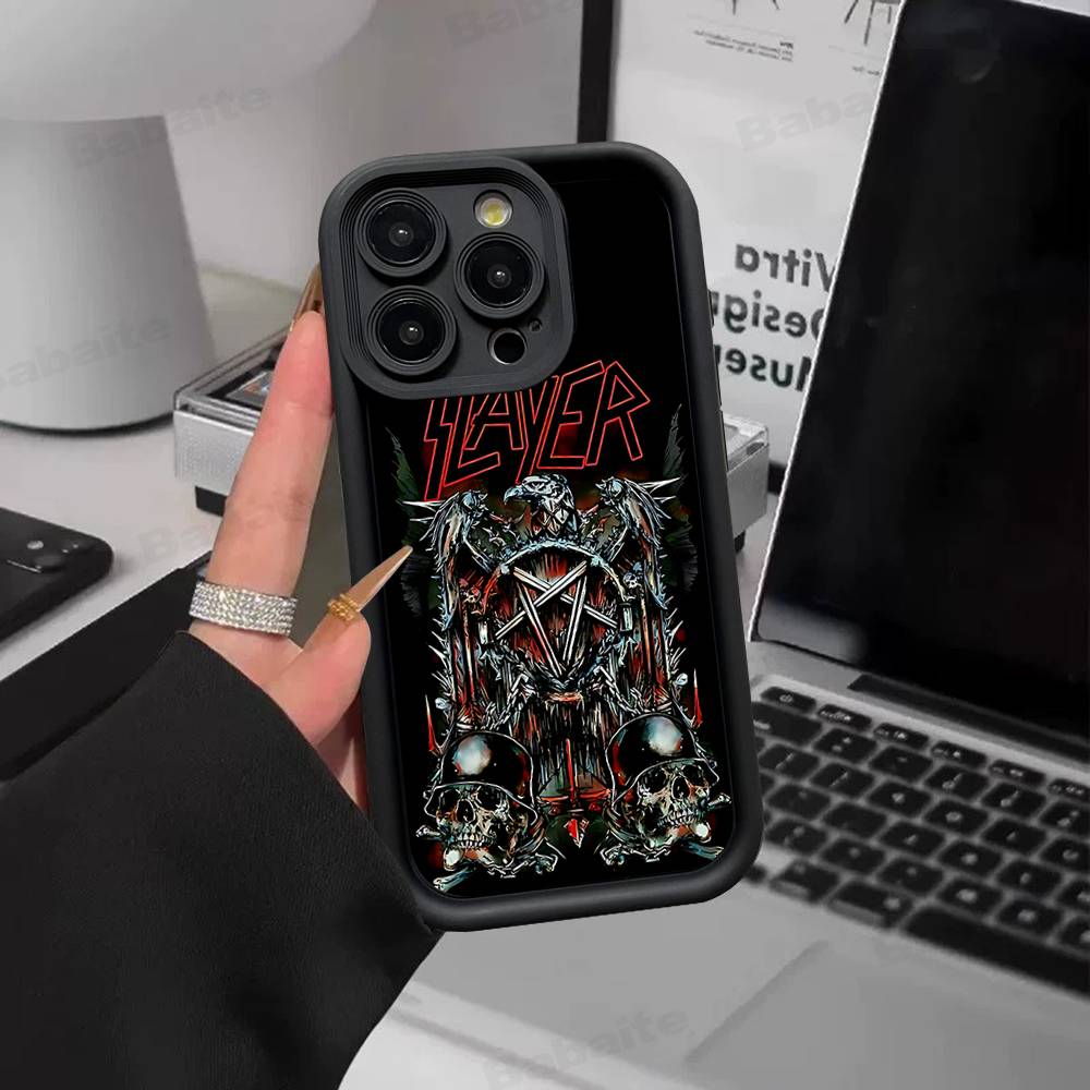 S-Slayers Band Phone Case For IPhone 17 16 15 14 13 12 11 Pro Max Anti Drop Soft Cover