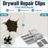 10 Gipskarton Reparatieclips met Schroeven Geschikt voor 1/2 inch en 5/8 inch Platen Gipskarton Bevestigingsclips voor Muurschade Reparatie en Versterking