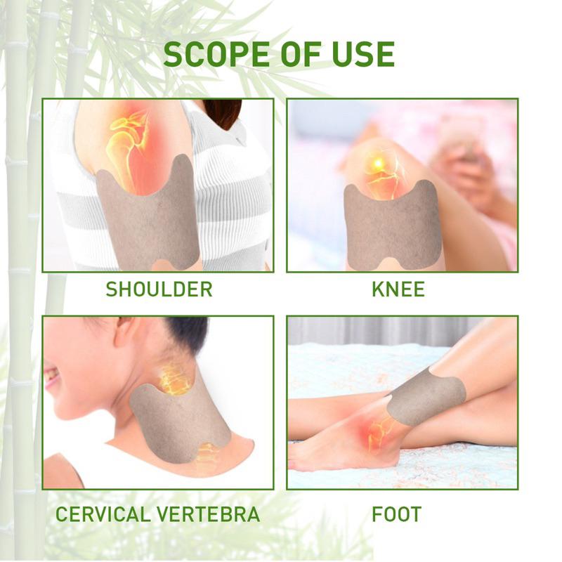 Knee Pain Relief Herbal Patch Plaster Muscle Aches Pain Relief Pain Joint Heel Neck Shoulder Back Waist Wrist Tendon Stiffness Feet Massage Care Relax