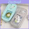 Canvas Cat Pen Case With Clear Window For Students And Office Supplies