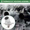 Motoforti Car Thermostat Engine Coolant Thermostat Housing Assembly for Mercedes-Benz C240 E320 E500 Aluminum Alloy No.1122030275