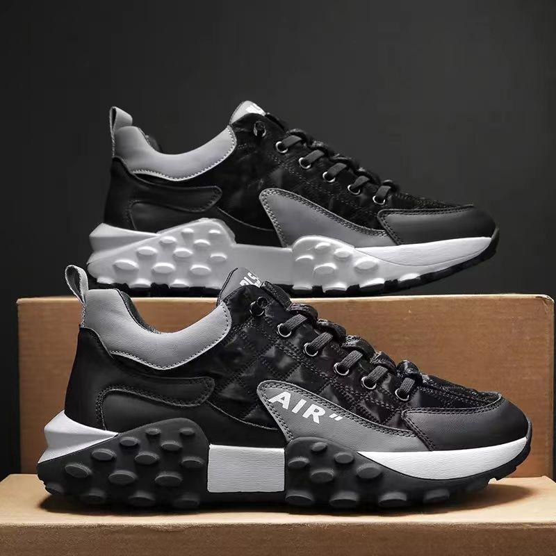 Men's Plus-Size Sports Casual Shoes with Thick Non-slip Soft Soles - Dad Style Forrest Gump Running Sneakers
