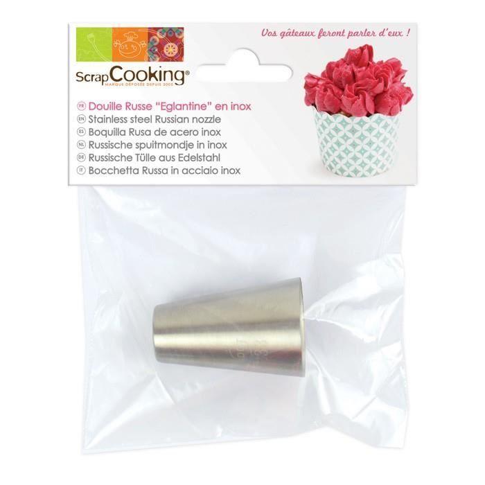 ScrapCooking - Douille pâtissière russe Eglantine en inox